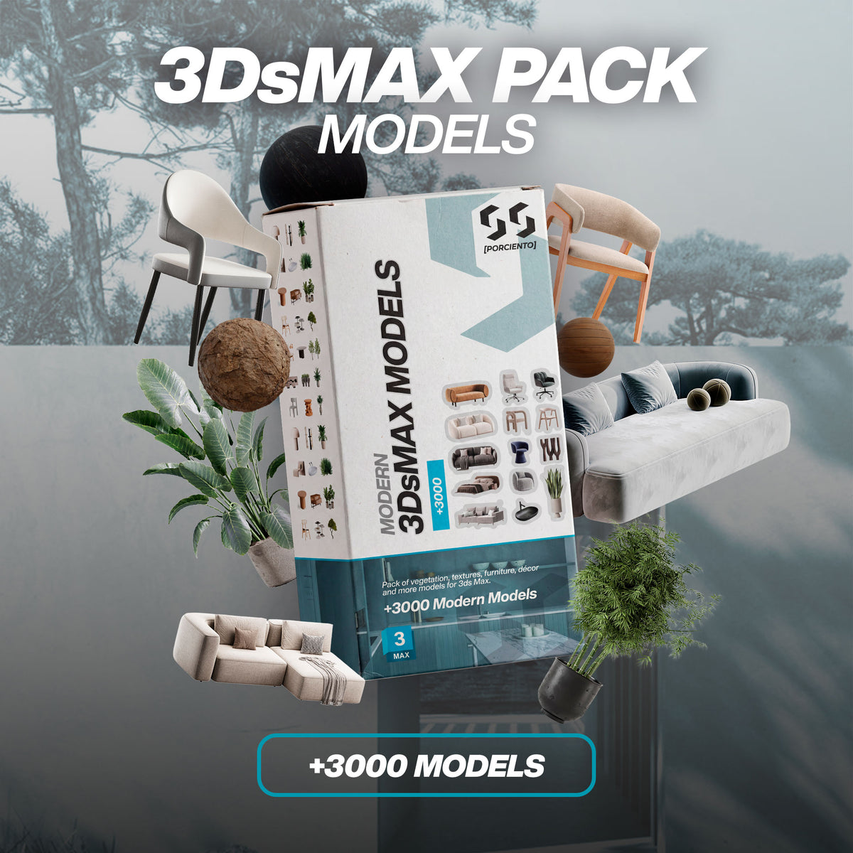 3DS Max Pack (+3000): Pro Models