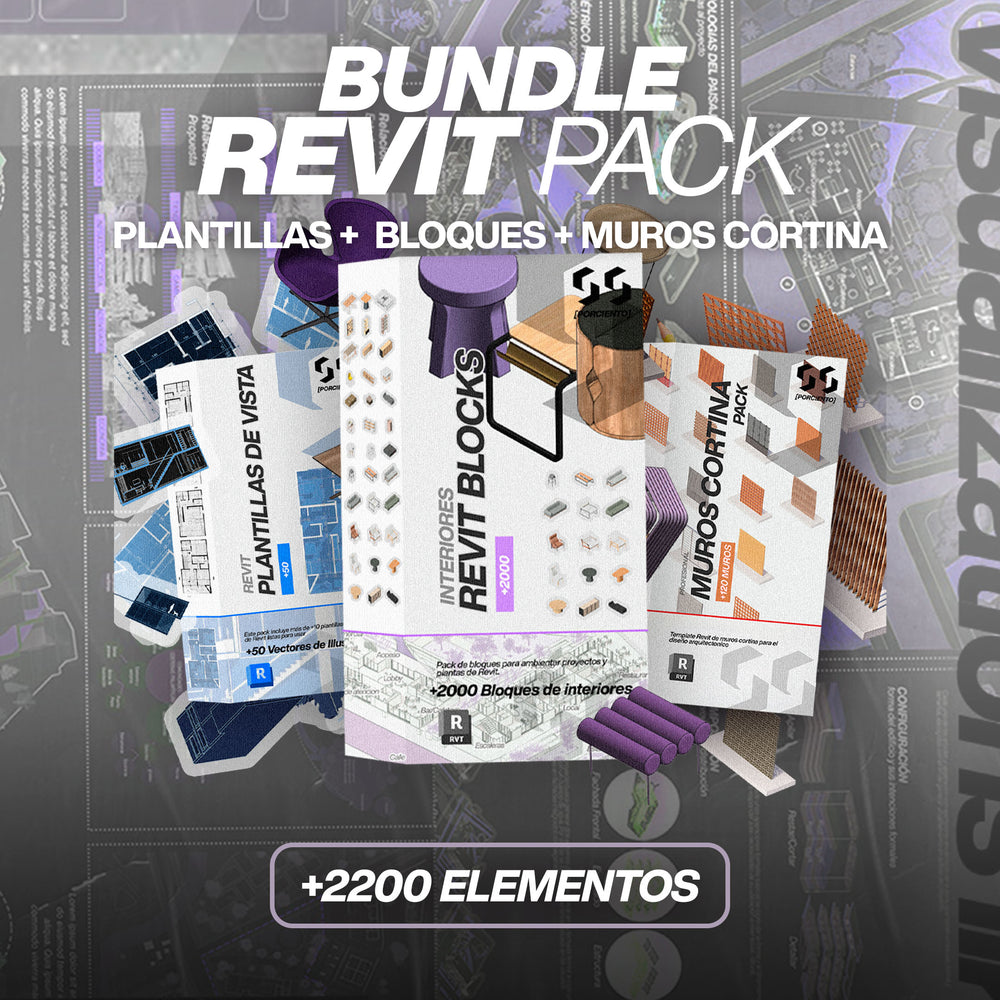 Revit Bundle (ViewTemplates + Interior Blocks + Curtain Walls)