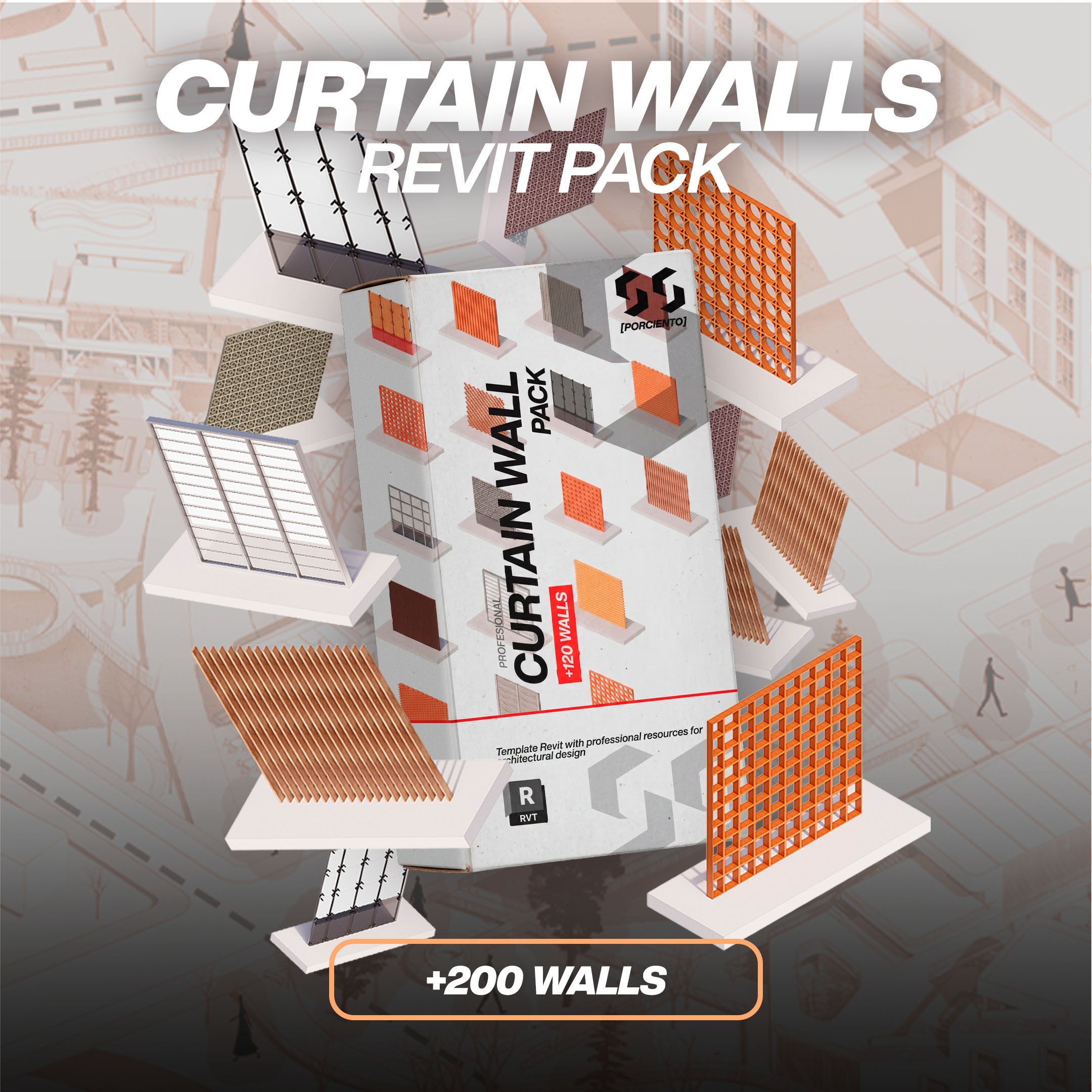 revit curtain wall architecture systems for facade design and parametric modeling – muros cortina revit