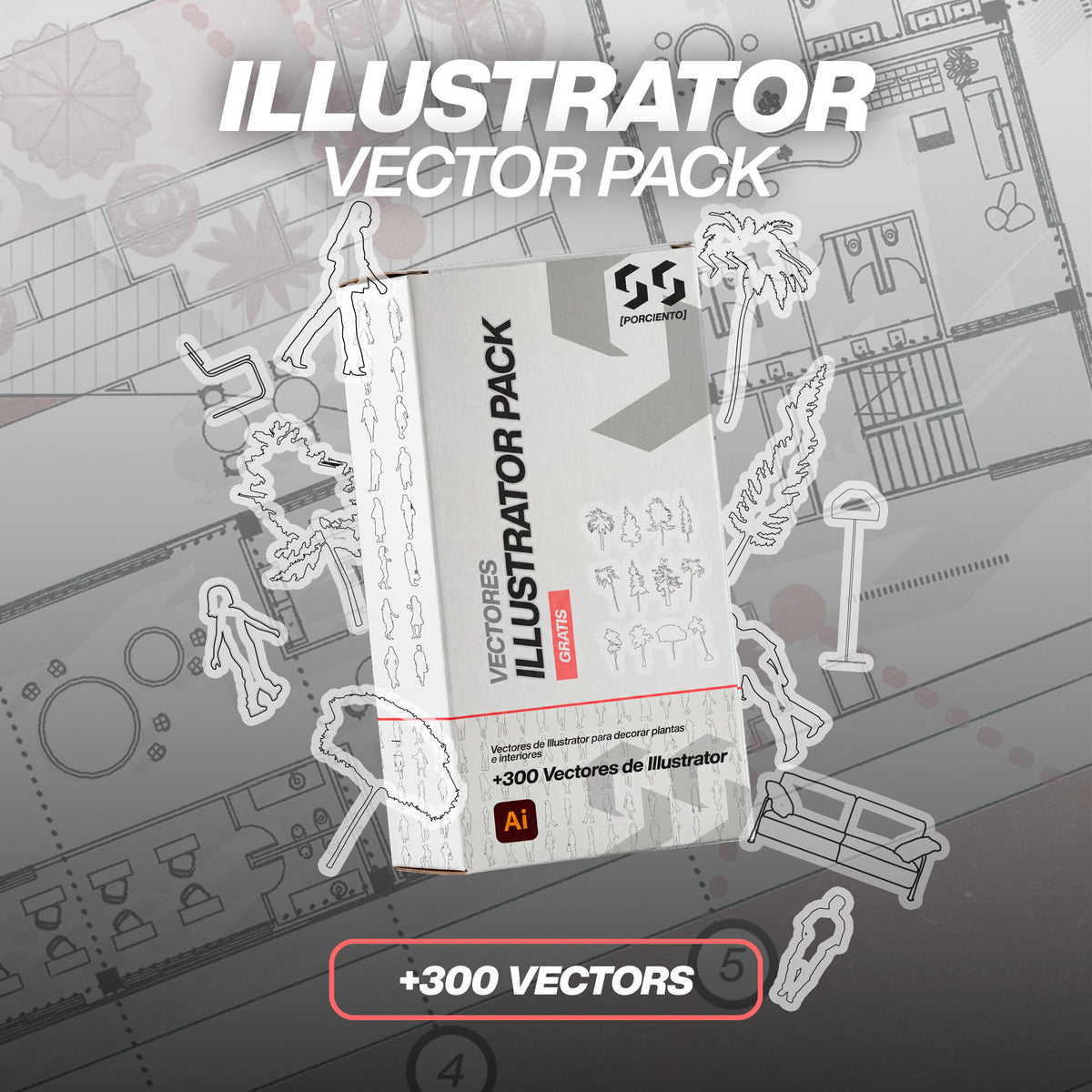 Pack +300 Illustrator Resources (Vectors)